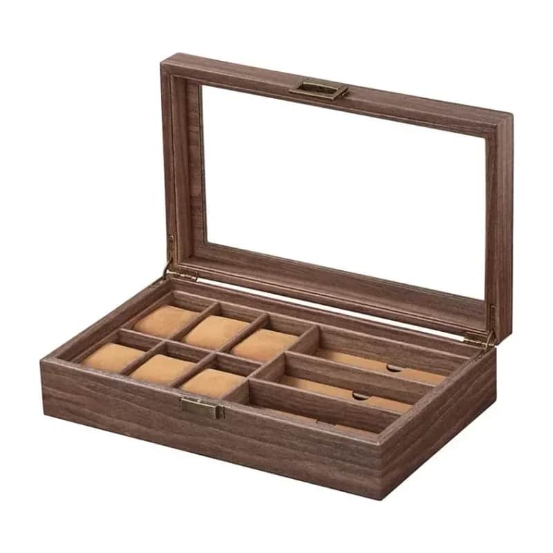 Boîte à montres Merisier