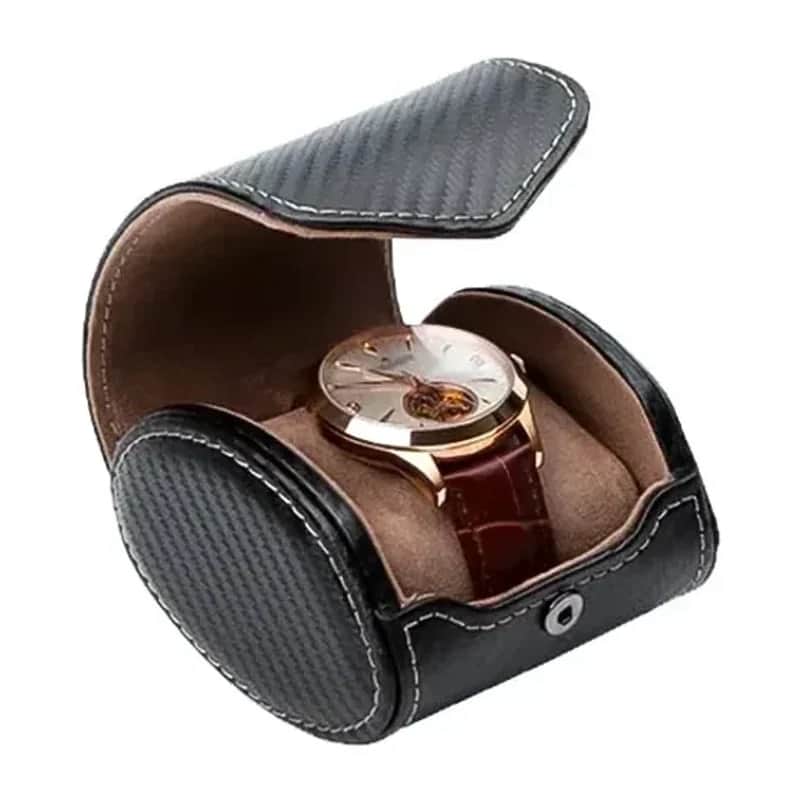 Coffret à montres Carbone Blanc