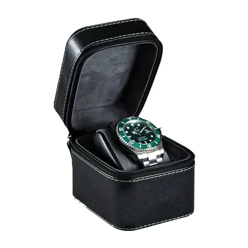 Coffret à montres Solitaire Carbone